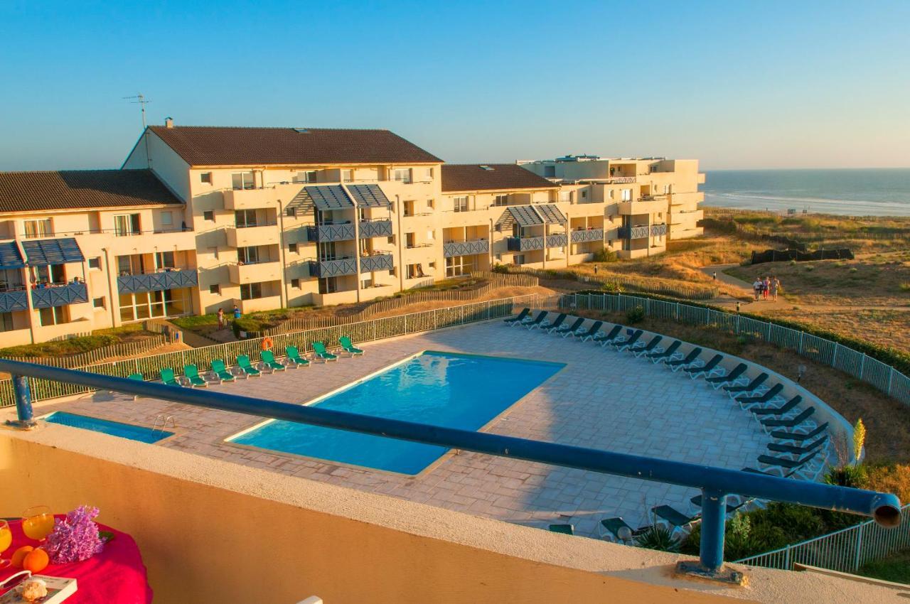 Bleu Marine Vue Sur L'Ocean Apartment Lacanau Bagian luar foto